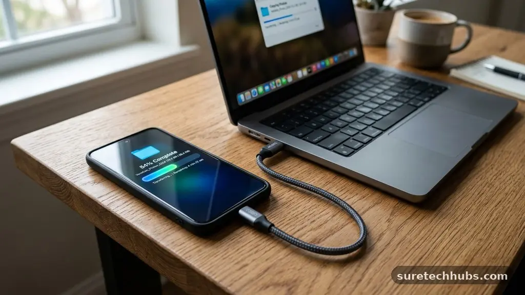 How to Transfer Files Between Your Phone and Computer